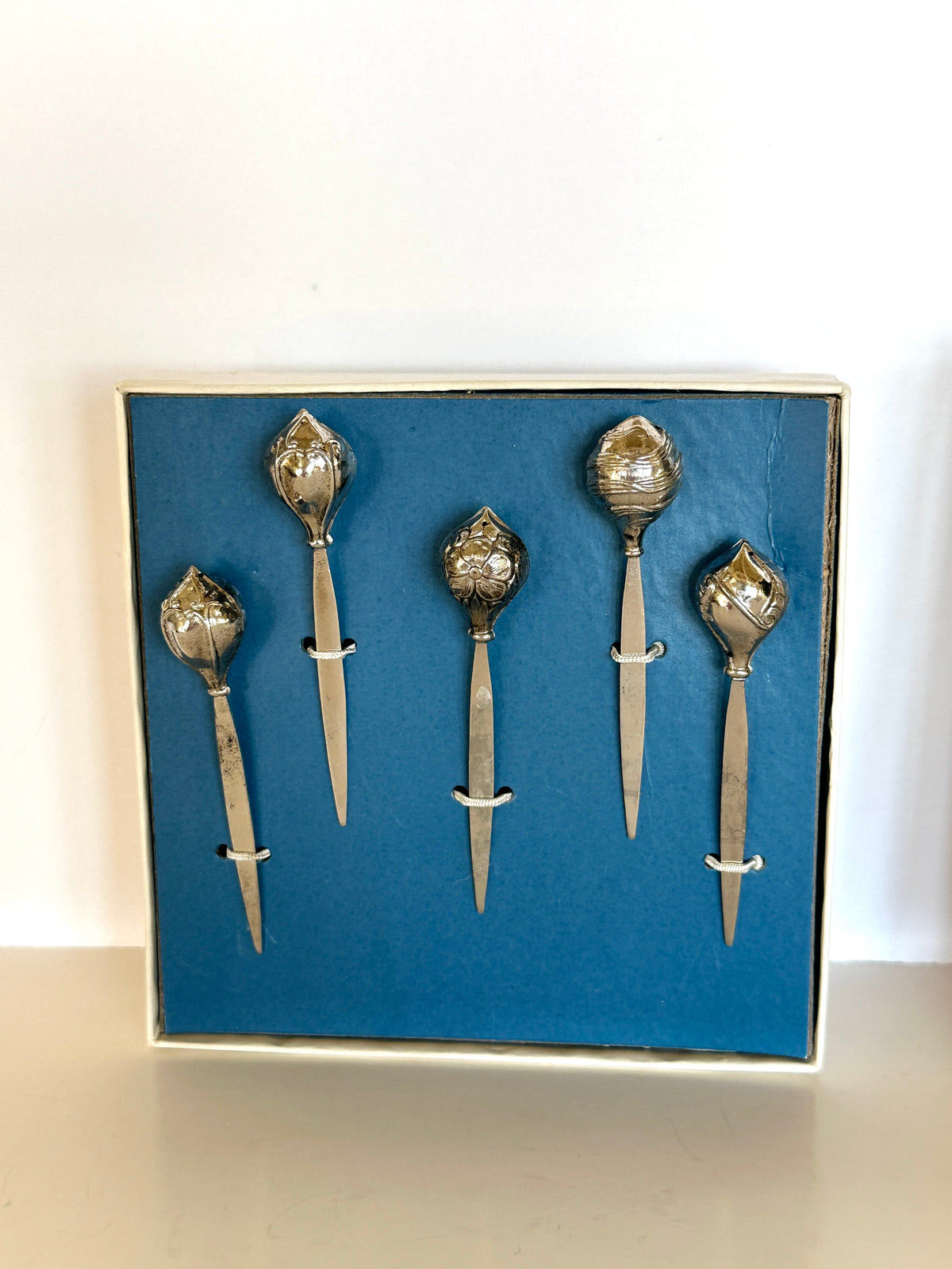Silver Cocktail Picks (in original box)