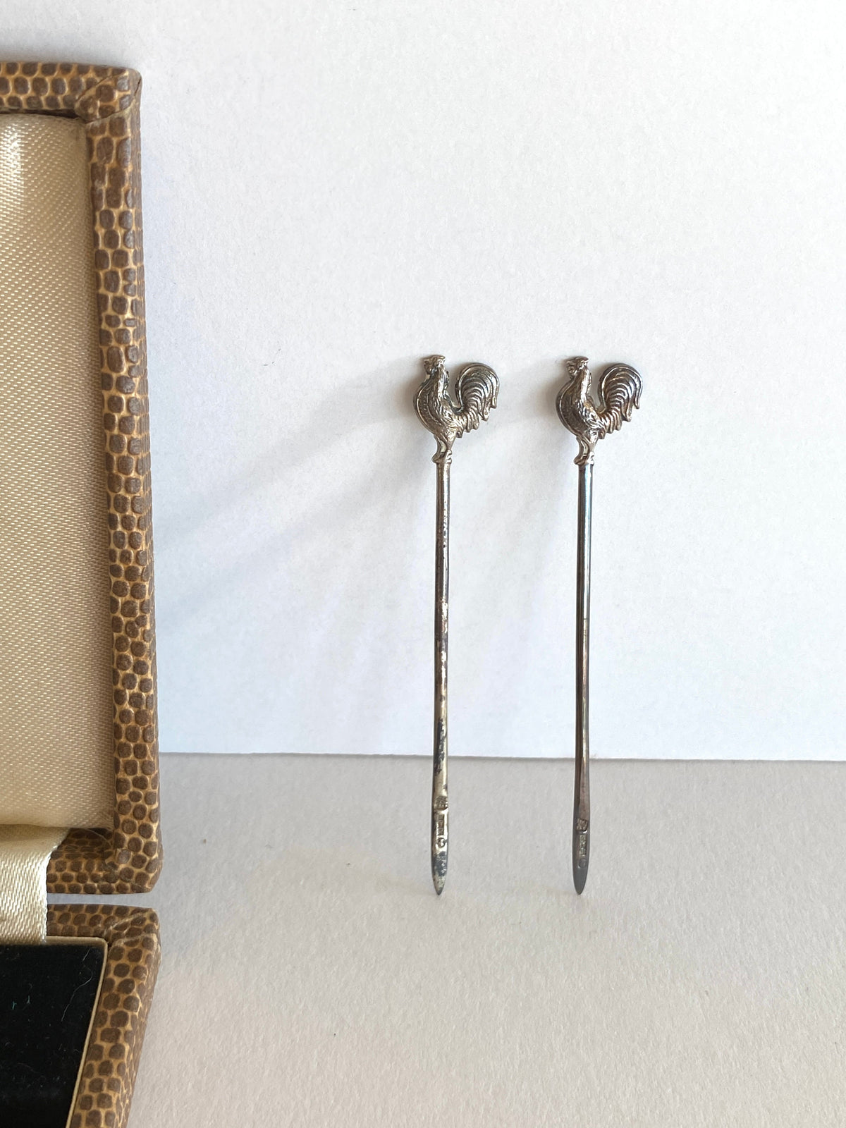 Art Deco Rooster Cocktail Picks (in original box)