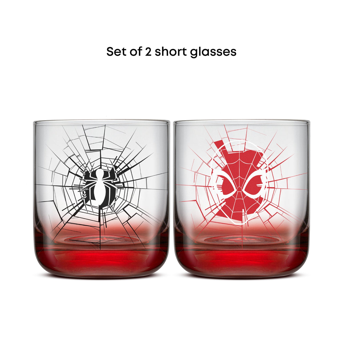 Marvel Spider-Man Webbed Hero Short Drinking Glasses