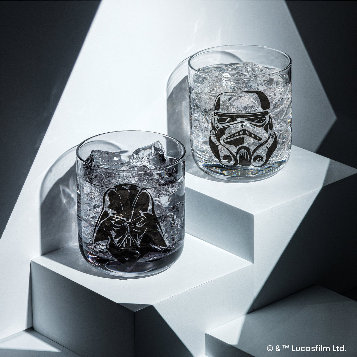 Star Wars™ Dark Side Monochrome Short Drinking Glasses