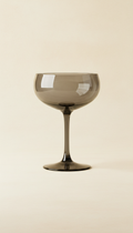 Charcoal Coupe Glass